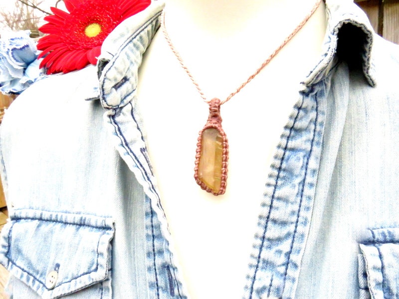Raw Citrine necklace, mother gift, november birthstone, raw crystals, gemstone jewelry, gifts for her or him