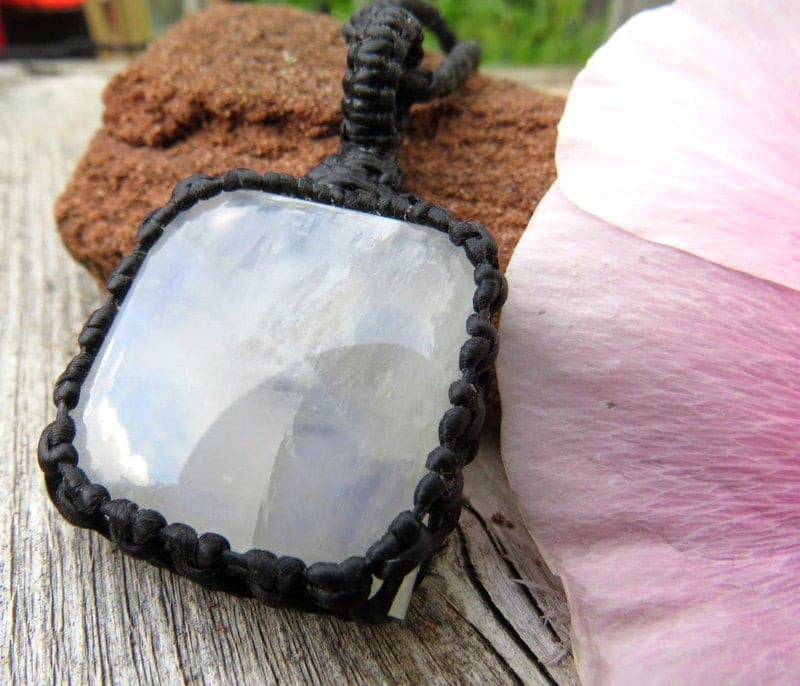 Moonstone pendant | Moonstone Necklace | June birthstone jewelry