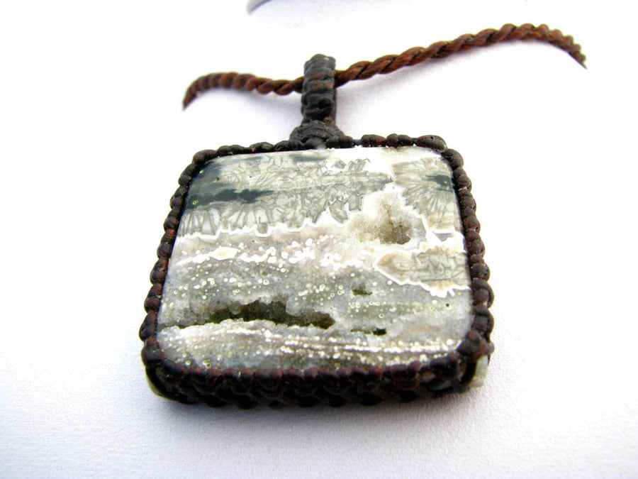 Ocean Jasper Pendant, Healing stone jewelry