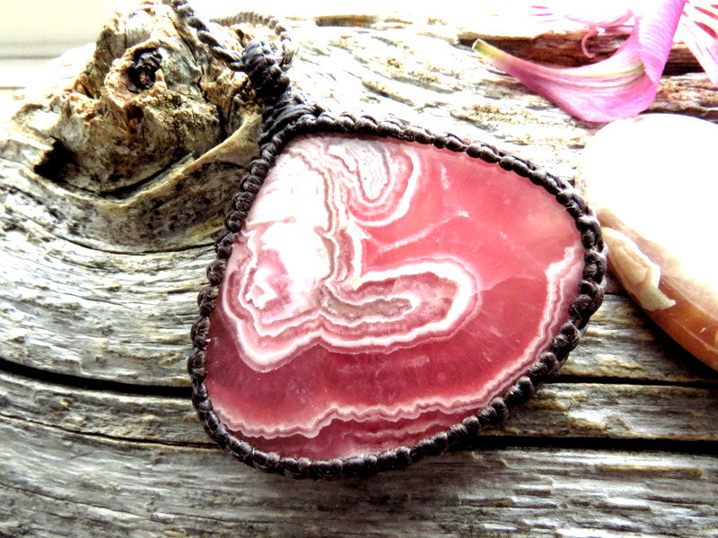 RHODOCROSITE NECKLACE