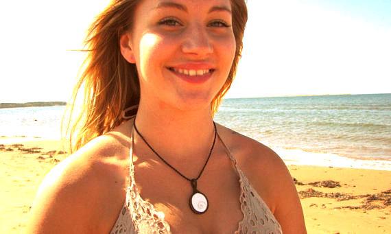 shiva eye shell gemstone necklace