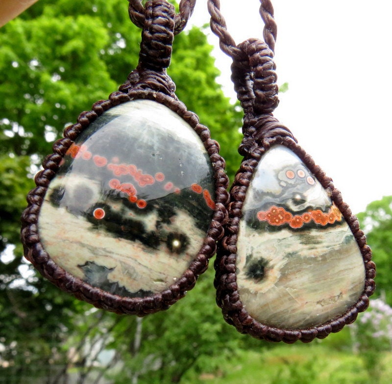 Ocean Jasper Necklace set, Ocean jasper necklace