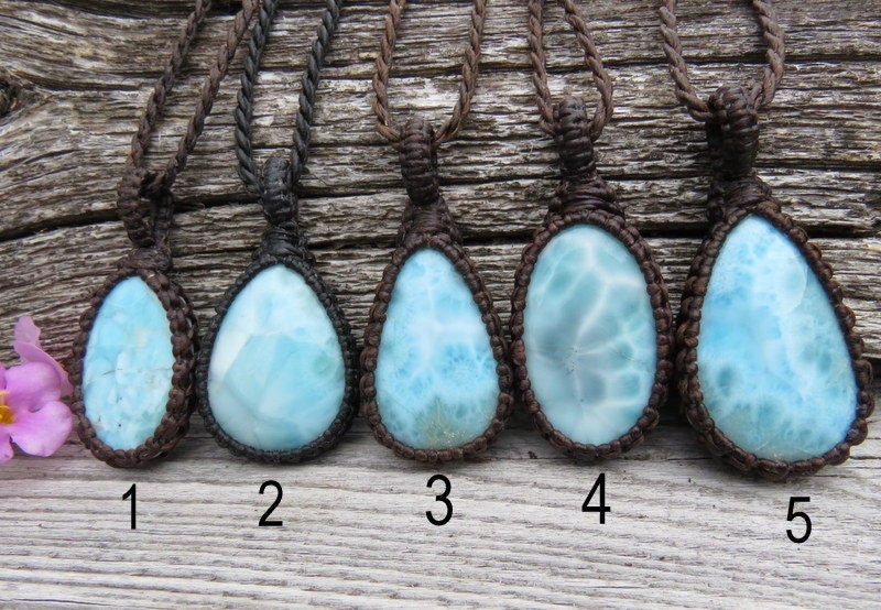 Larimar necklace, jewelry for women