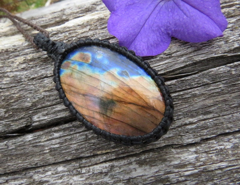 Labradorite Transformation Healing stone necklace, Trending jewelry