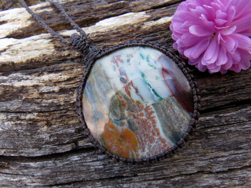 Petrified Wood Necklace, Petrified Wood Jewelry