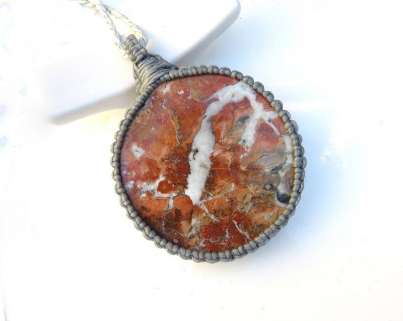 Maligano protective necklace, Jasper necklace