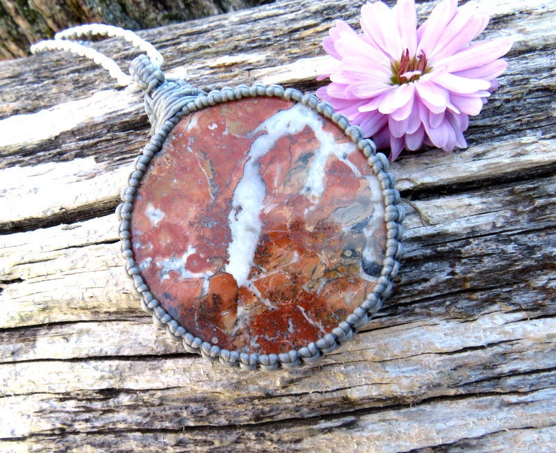 Maligano protective necklace, Jasper necklace