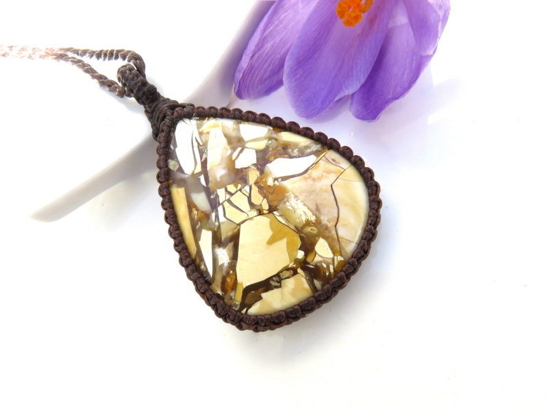 Brecciated Mookaite Jasper Necklace / Mookaite Jasper jewelry