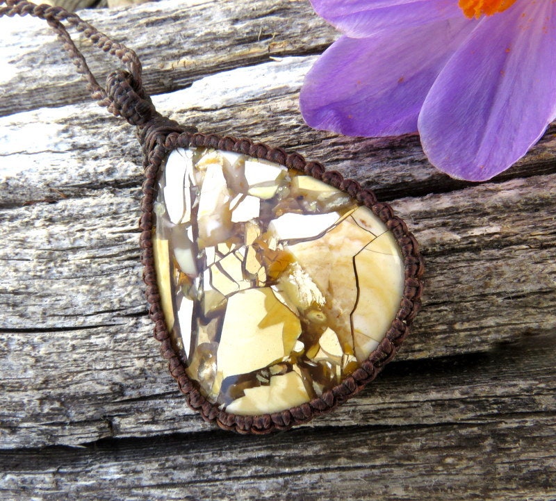 Brecciated Mookaite Jasper Necklace / Mookaite Jasper jewelry