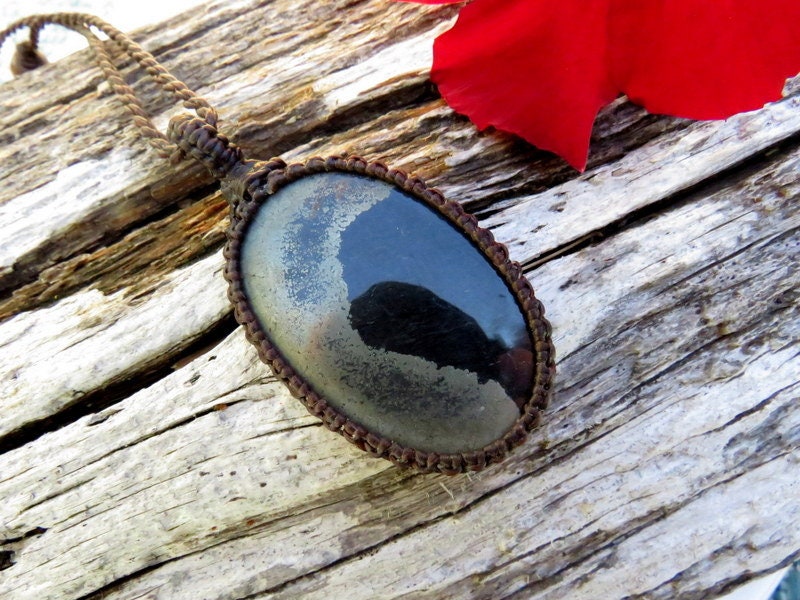 Apache Gold Healing stone necklace, Apache Gold jewelry