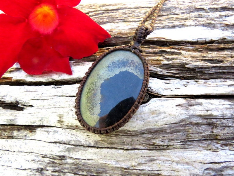 Apache Gold Healing stone necklace, Apache Gold jewelry