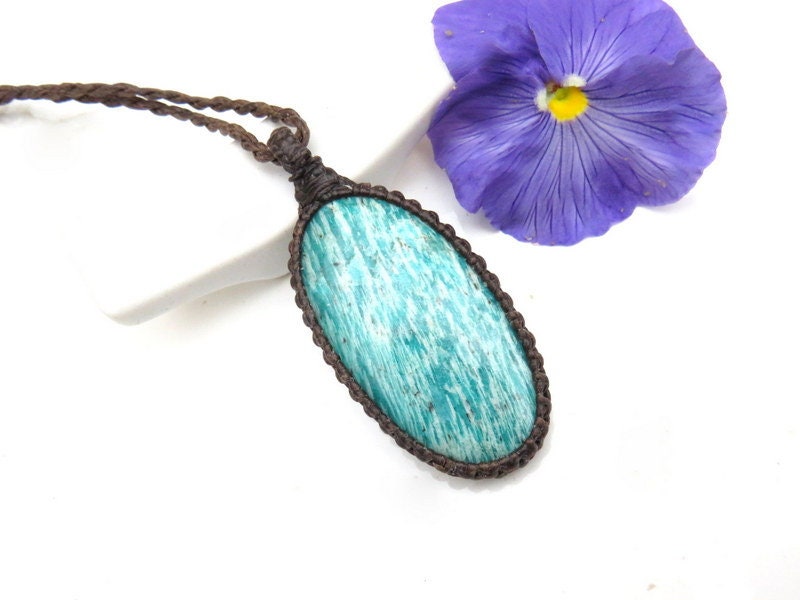 Amazonite Necklace, Self Love jewelry
