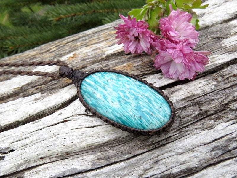 Amazonite Necklace, Self Love jewelry