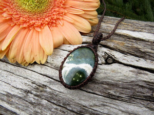 Ocean Jasper necklace, ocean jasper jewelry