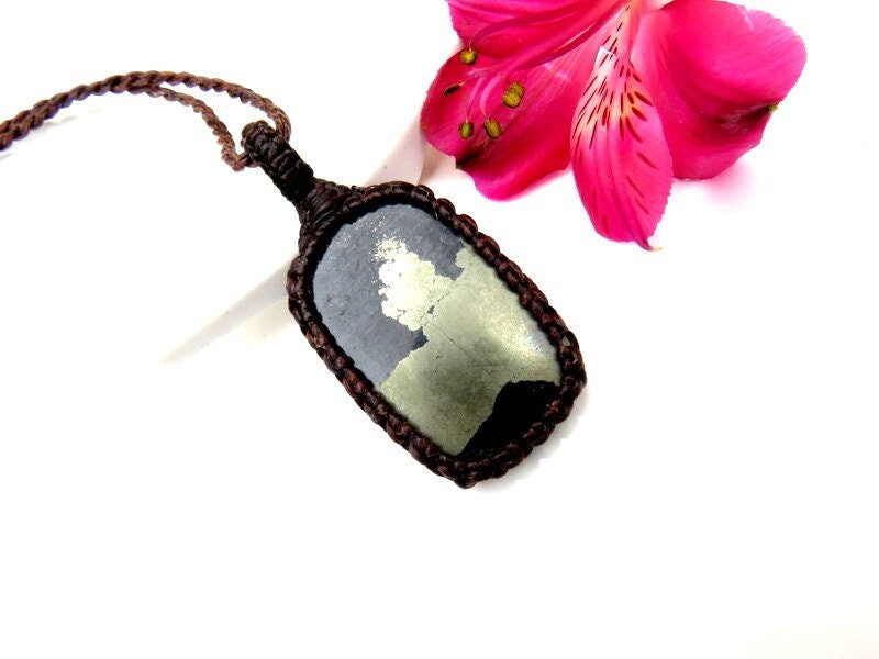 Apache Gold gemstone necklace, Apache Gold jewelry