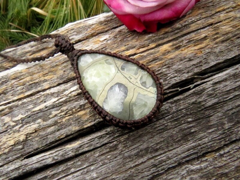 Fathers day gift ideas, Ammonite Pyrite Necklace