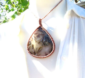 Stick Agate gemstone necklace, macrame jewelry, turkey agates, statement necklace, mothers day gift ideas, natural jewelry, gifts for her