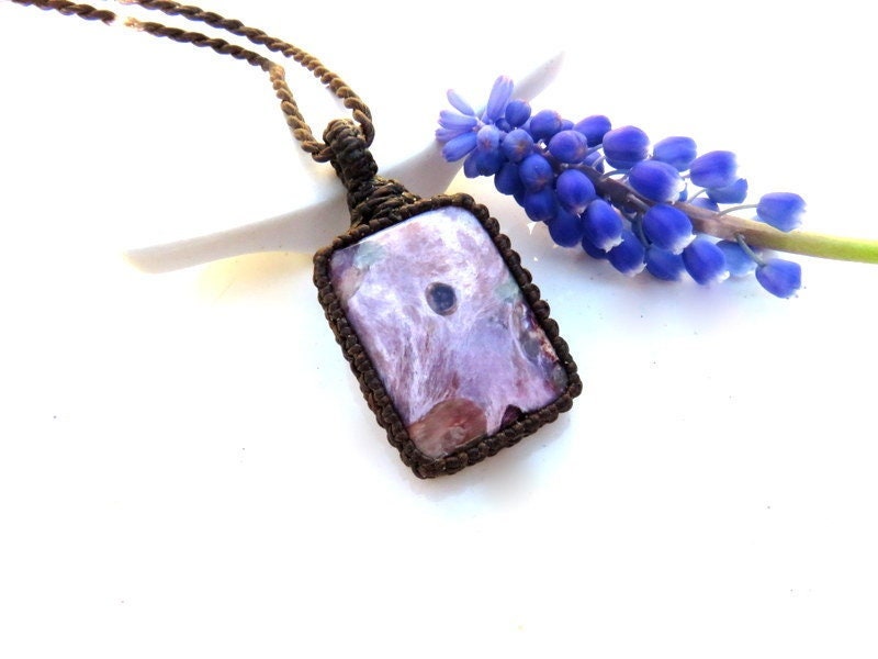 Celestial finds, Purple Charoite Necklace
