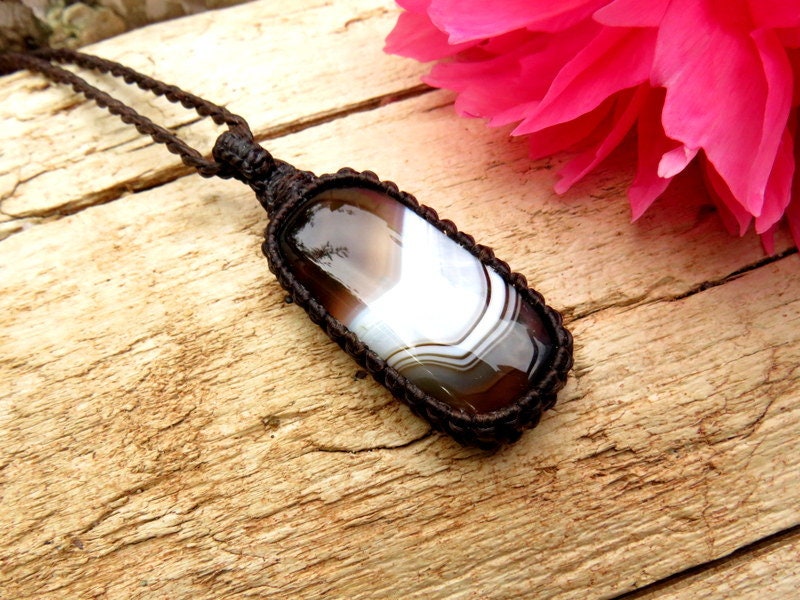 Christmas gifts for her, sardonyx gemstone necklace