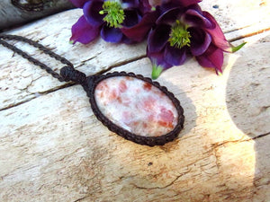 Personal Strength Sunstone gemstone necklace, Healing gemstone jewelry, Sunstone meaning, healing properties, Sunstone meaning and uses