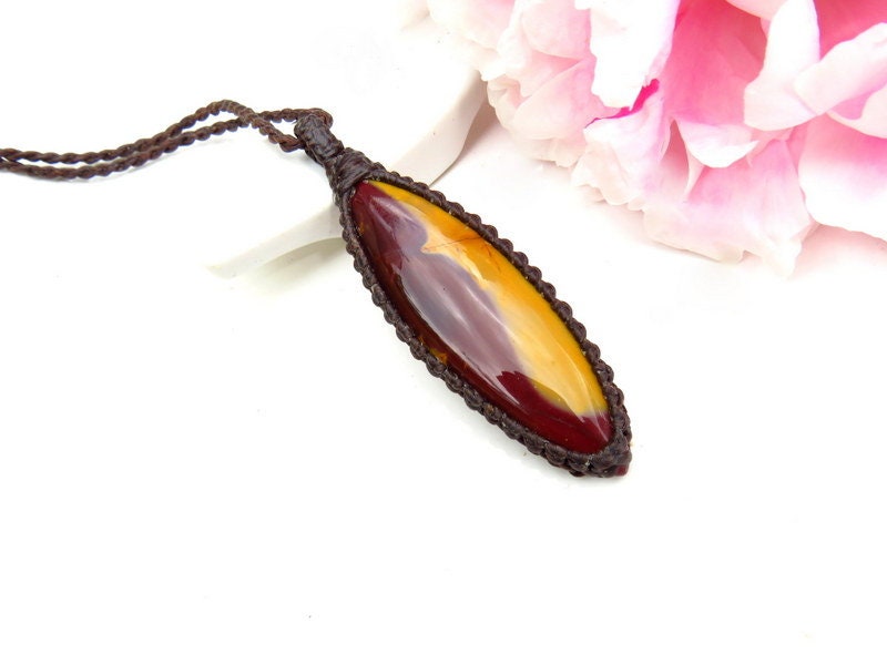 Australian Mookaite necklace, Mookaite Pendant, Mookaite jewelry, pendant necklaces, gift ideas for her, hippy necklace, unisex necklace