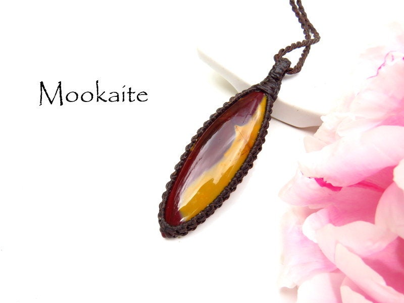 Australian Mookaite necklace, Mookaite Pendant, Mookaite jewelry, pendant necklaces, gift ideas for her, hippy necklace, unisex necklace