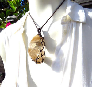 Rutile Quartz Crystal Healing necklace, Rutile crystal, Golden Rutile jewelry, Quartz crystal necklace, Etsy Quartz necklace, free shipping