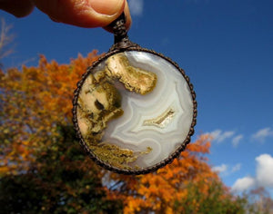 Plume Agate macrame necklace, gemstone jewelry, moss agate pendant, macrame jewelry, earth aura creations, gemstone necklace