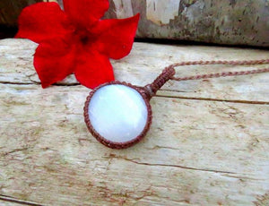 RESERVED FOR DIANE, Selenite crystal necklace, gift ideas for the zen seeker, for the boho beauty, guardian angel necklace, goddess necklace