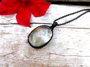 Gift for the Zen Seeker, Garden Quartz necklace