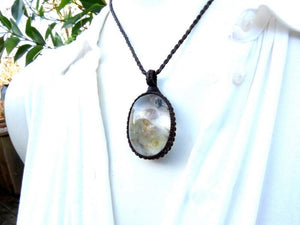 Gift for the Zen Seeker, Garden Quartz necklace