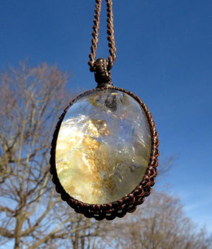 Gift for the Zen Seeker, Garden Quartz necklace