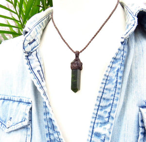 Abundance Jade necklace, Nephrite Jade pendant, Green Jade, Jade jewelry, crystal jewelry, Success crystal, gift ideas for the boho beauty