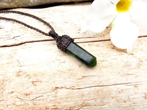 Abundance Jade necklace, Nephrite Jade pendant, Green Jade, Jade jewelry, crystal jewelry, Success crystal, gift ideas for the boho beauty