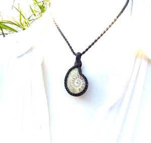 Ammonite necklace set, ammonite jewelry, ammonite pendant, ammonite fossil, soulmate gift, soulsister gift, best friend gift, father gift