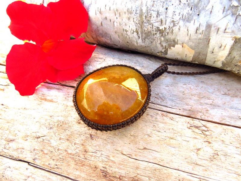 RESERVED FOR MARGARET, Golden Healer Quartz Necklace