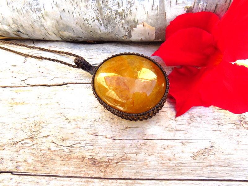 RESERVED FOR MARGARET, Golden Healer Quartz Necklace