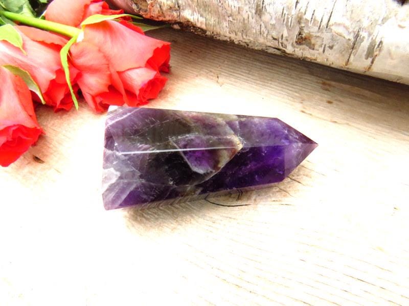 Amethyst crystal tower, home decor