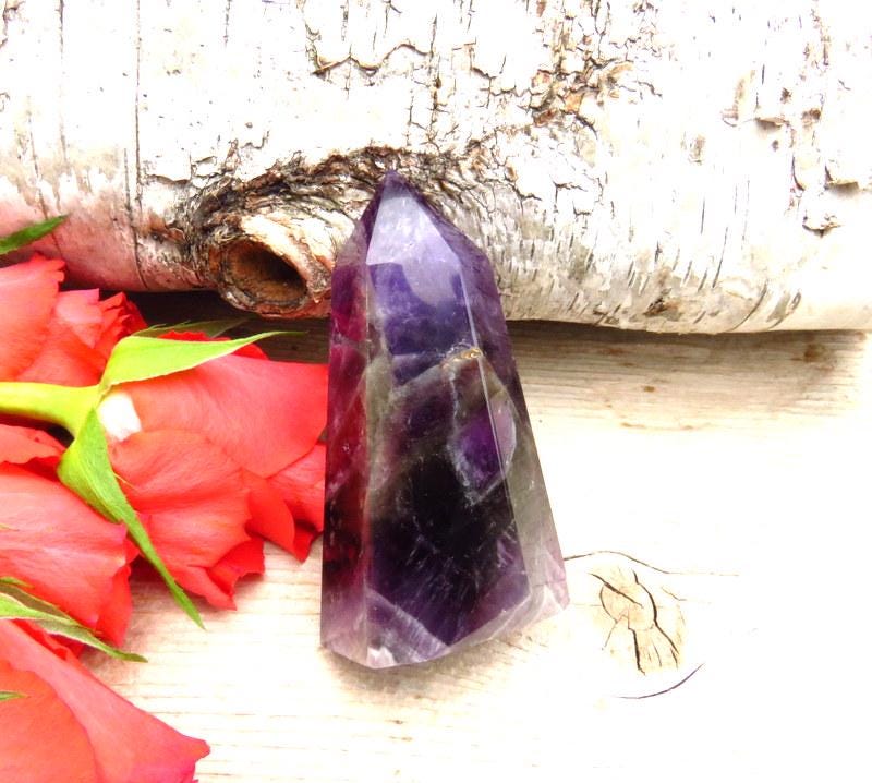 Amethyst crystal tower, home decor