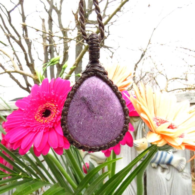 Purpurite Necklace , Purpurite jewelry