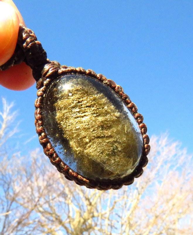 Mothers Day gift ideas, Lodolite crystal necklace