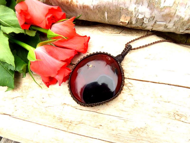 Mothers day gift ideas for her, Carnelian Gemstone necklace