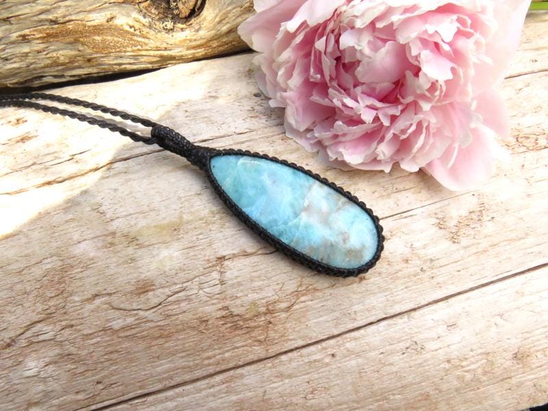 Gift ideas for her, Larimar necklace