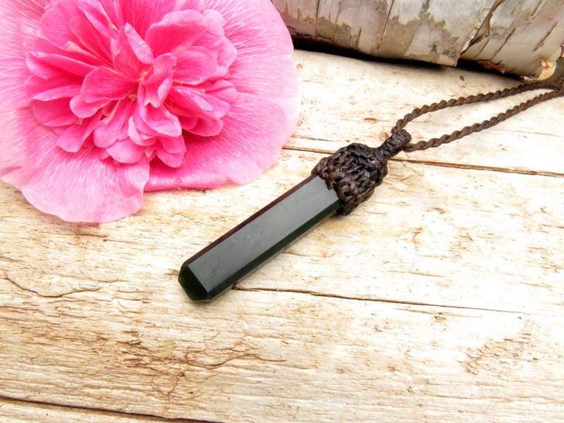 Abundance Jade necklace, Nephrite Jade pendant