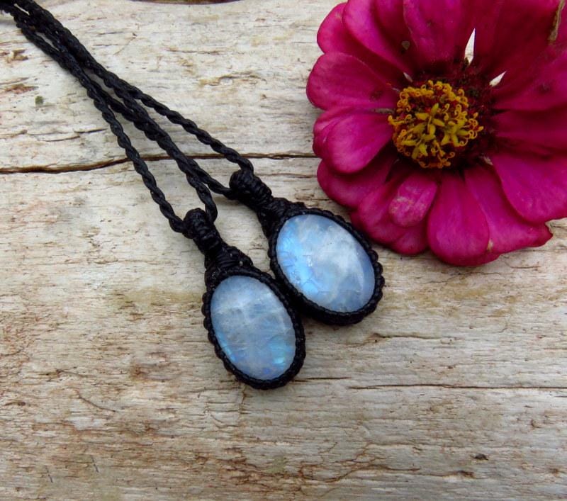 Rainbow Moonstone necklace set, layered necklace set