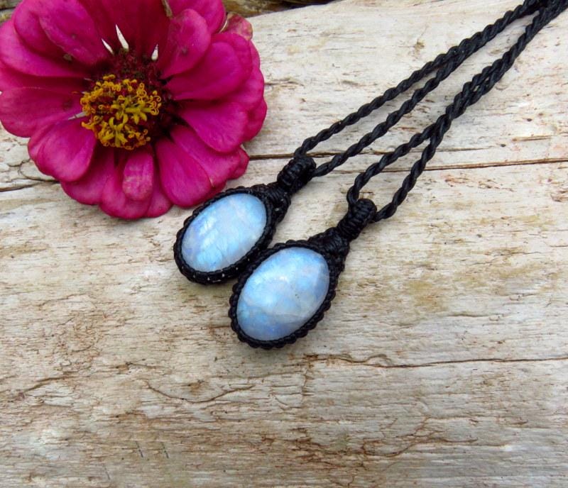 Rainbow Moonstone necklace set, layered necklace set