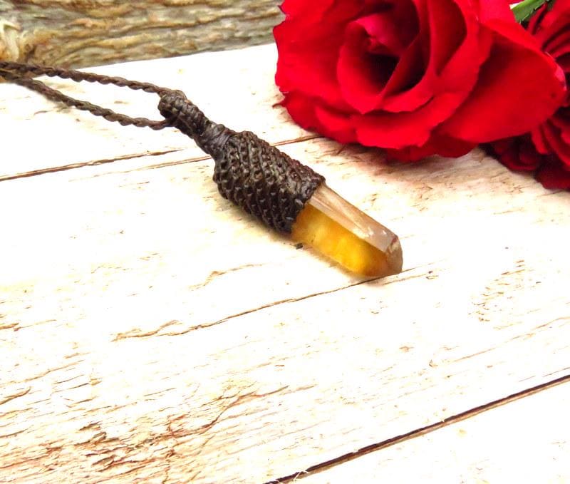 Natural Zambian Citrine crystal necklace, november birthstone, citrine meaning, scorpio gifts, christmas gift ideas