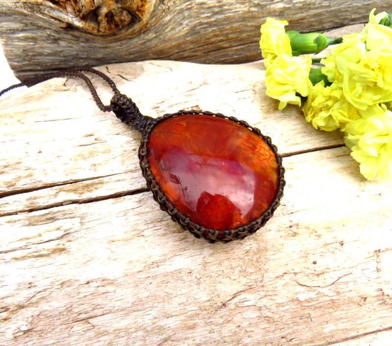 Carnelian Gemstone necklace, Chakra pendant, Fertility crystals, gift ideas for the jewelry lover