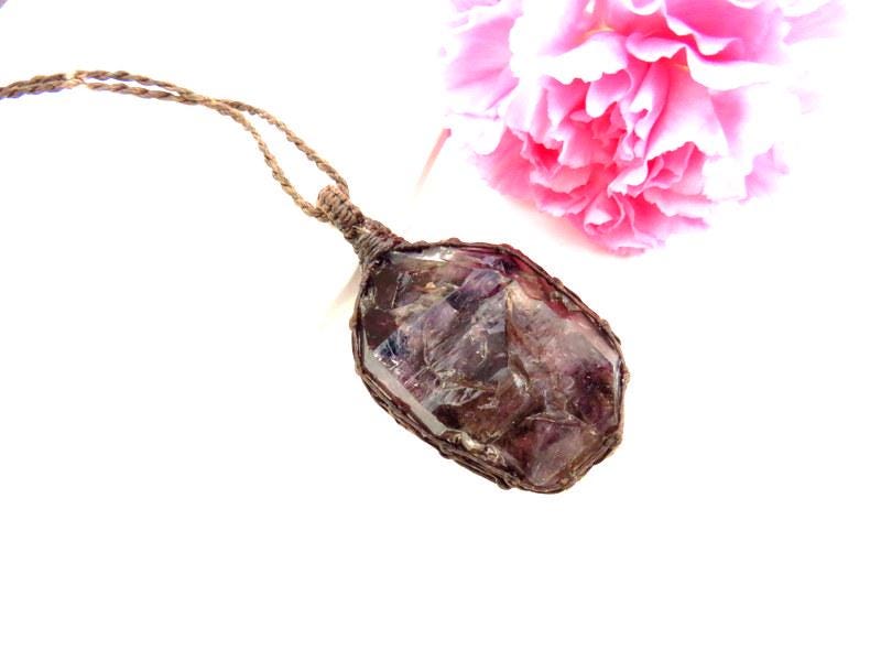 Shangaan Amethyst crystal necklace, African Amethyst, Luxury gifts, rare crystals, rock collector, mothers day gift
