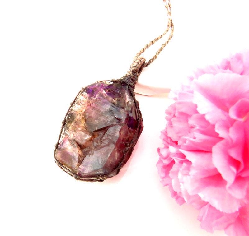 Shangaan Amethyst crystal necklace, African Amethyst, Luxury gifts, rare crystals, rock collector, mothers day gift